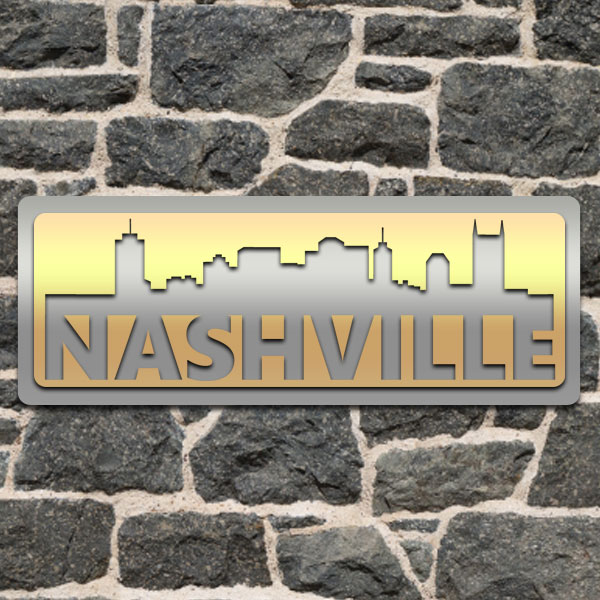 Metal 3D sign Example 002